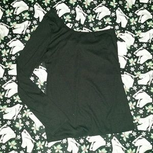 NWT Black one sleeve sexy top
